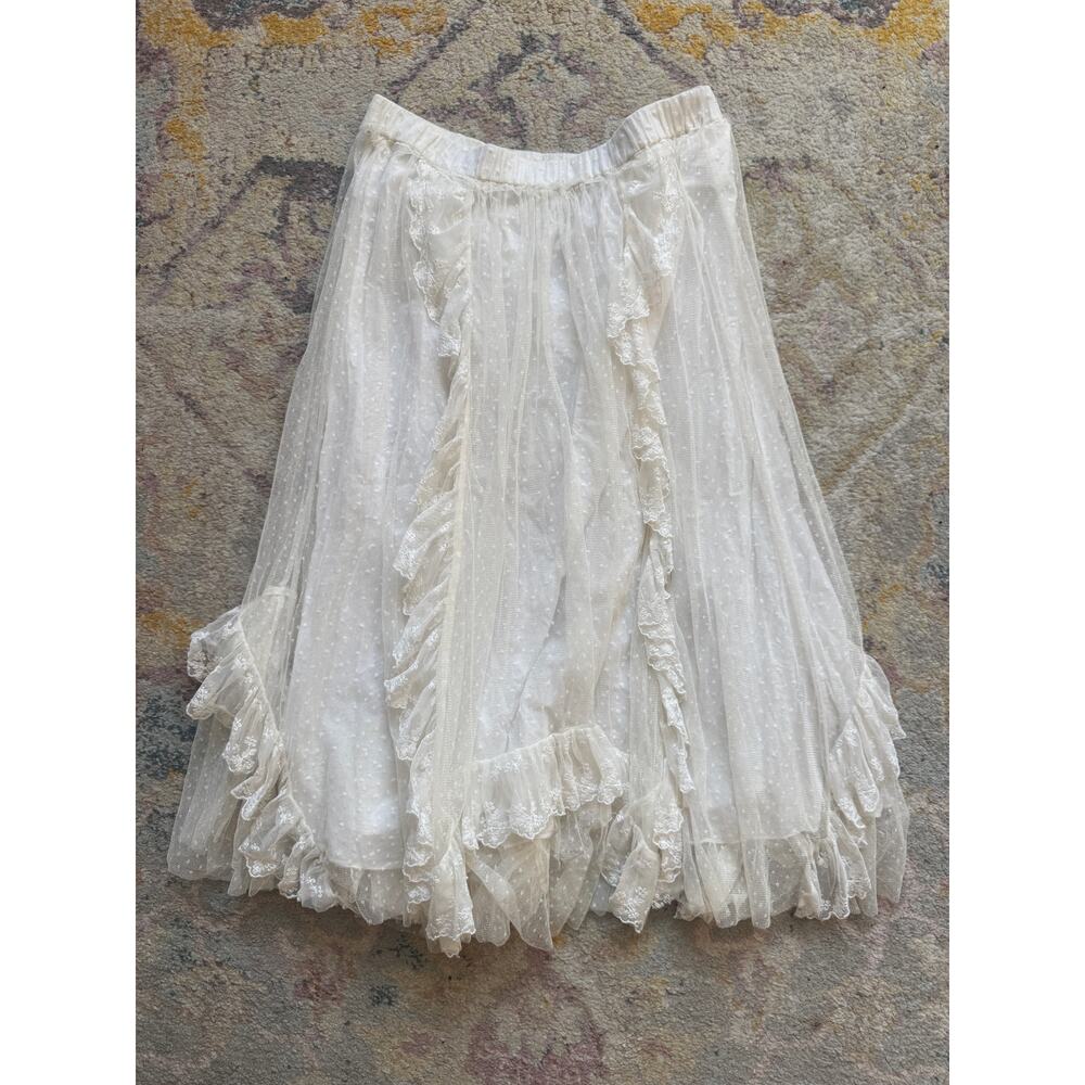 Ulla Johnson Elyse Handkerchief Lace Maxi Skirt